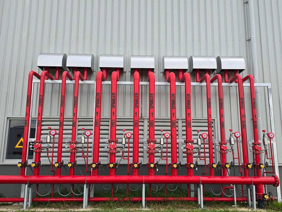 Fire suppression and life safety system installation